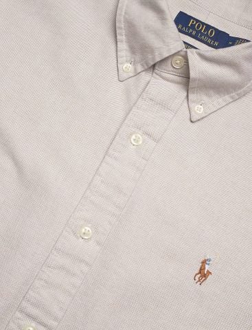  Sơ mi Polo Ralph Laurent long Sleeve line Begie 