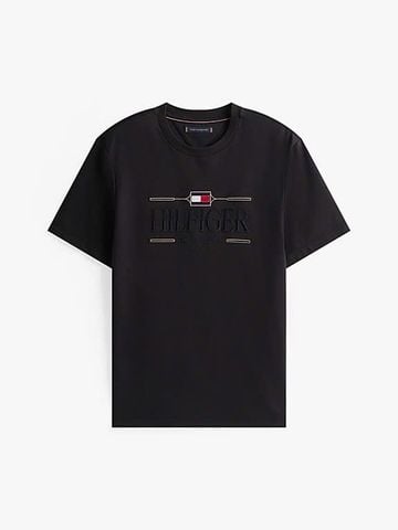  Tee Tommy Hilfiger Tonal Logo Embroidery black 