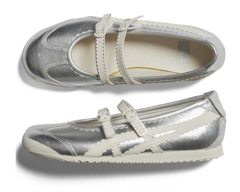  Onitsuka Tiger mexico 66 silver cream 