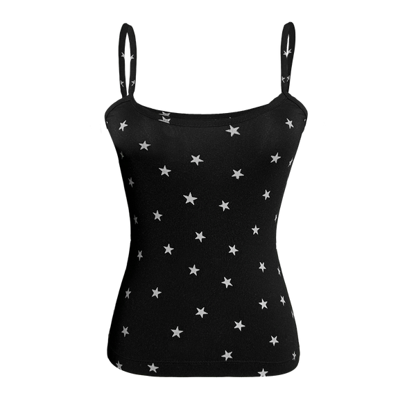  Áo 2 Dây Hoạ Tiết Ngôi Sao A39 MADMIND - Màu Đen 