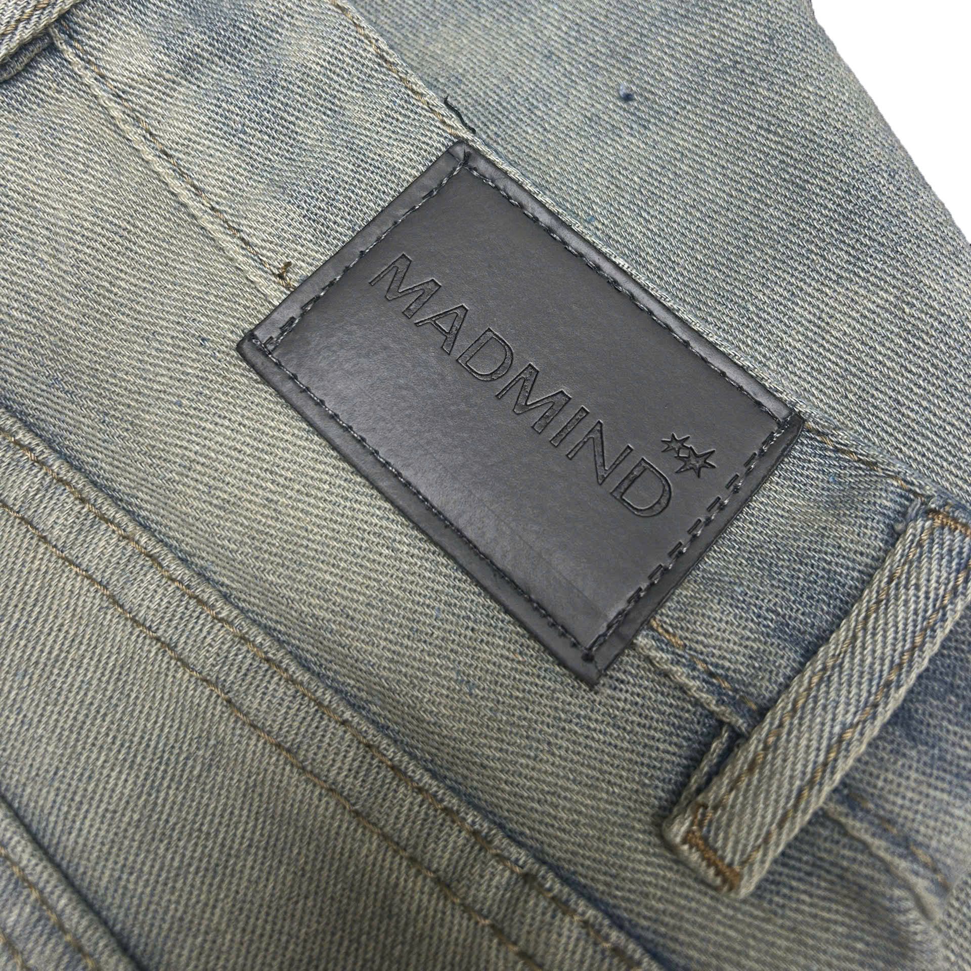  Quần Jeans Dài Ống Đứng MADMIND Q1 - Màu Wash 