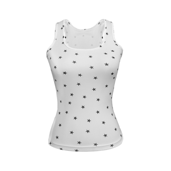  Áo Ba Lỗ Hoạ Tiết Ngôi Sao A38 MADMIND - Màu Trắng 