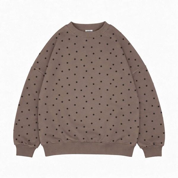  Áo Nỉ Sweater Ngôi Sao MADMIND D8 - Màu Nâu 