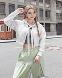  Áo Khoác Hoodie Zip POPPY - Màu Xám 