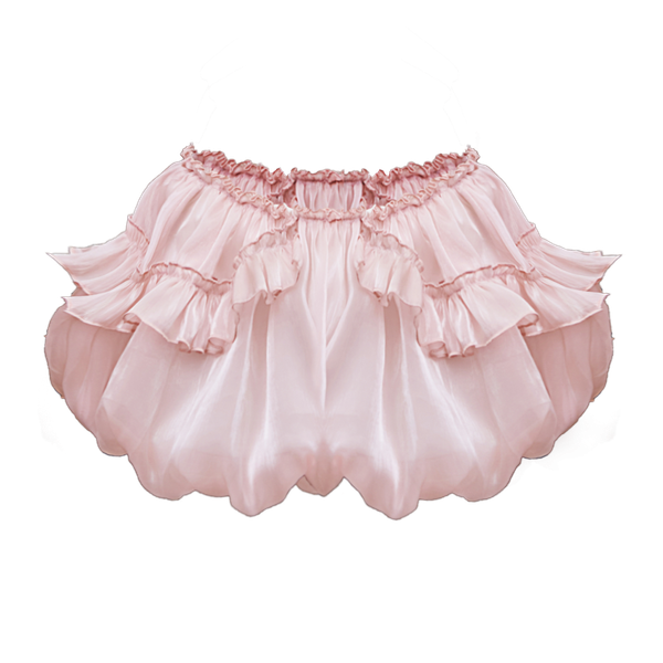  [ TẶNG QUẦN BẢO HỘ ] Chân Váy Nữ Dáng Bí GUMMY MADMIND - Màu Hồng 