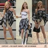  [ MẶC 2 KIỂU ] Chân Váy Nữ Thiết Kế CATCHY MADMIND - Màu Đen Sọc Trắng 