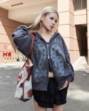  Áo Khoác Hoodie Zip MADMIND K1 - Màu Xám 