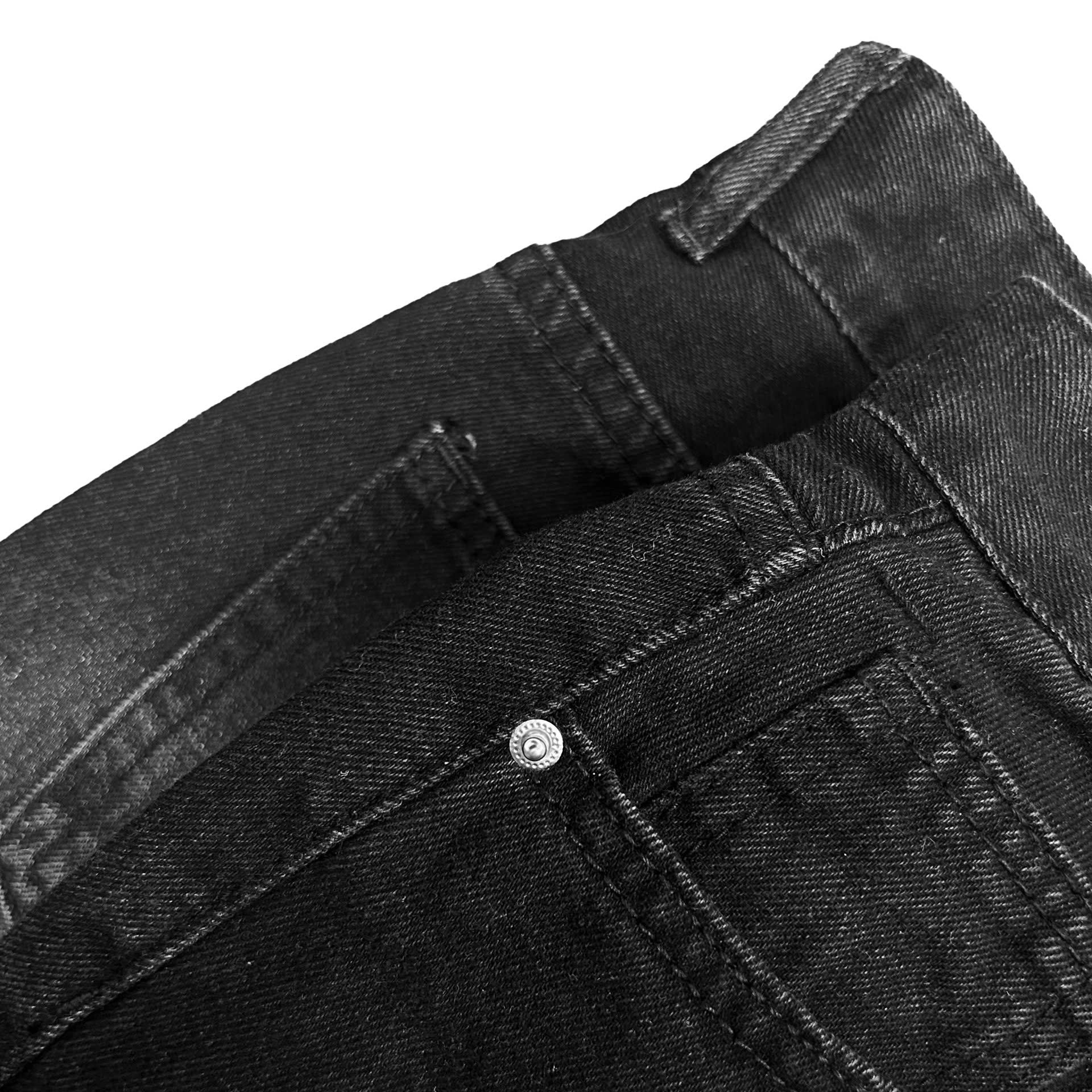  Quần Jeans Dài Ống Rộng MADMIND Q1 - Màu Đen 