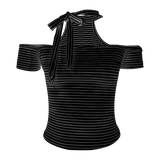  Áo Nữ Trễ Vai OREO MADMIND - Màu Đen 