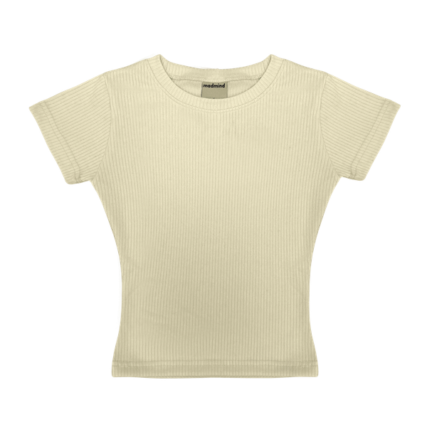  Áo Nữ Ôm Body HONEY MADMIND - Màu Be 