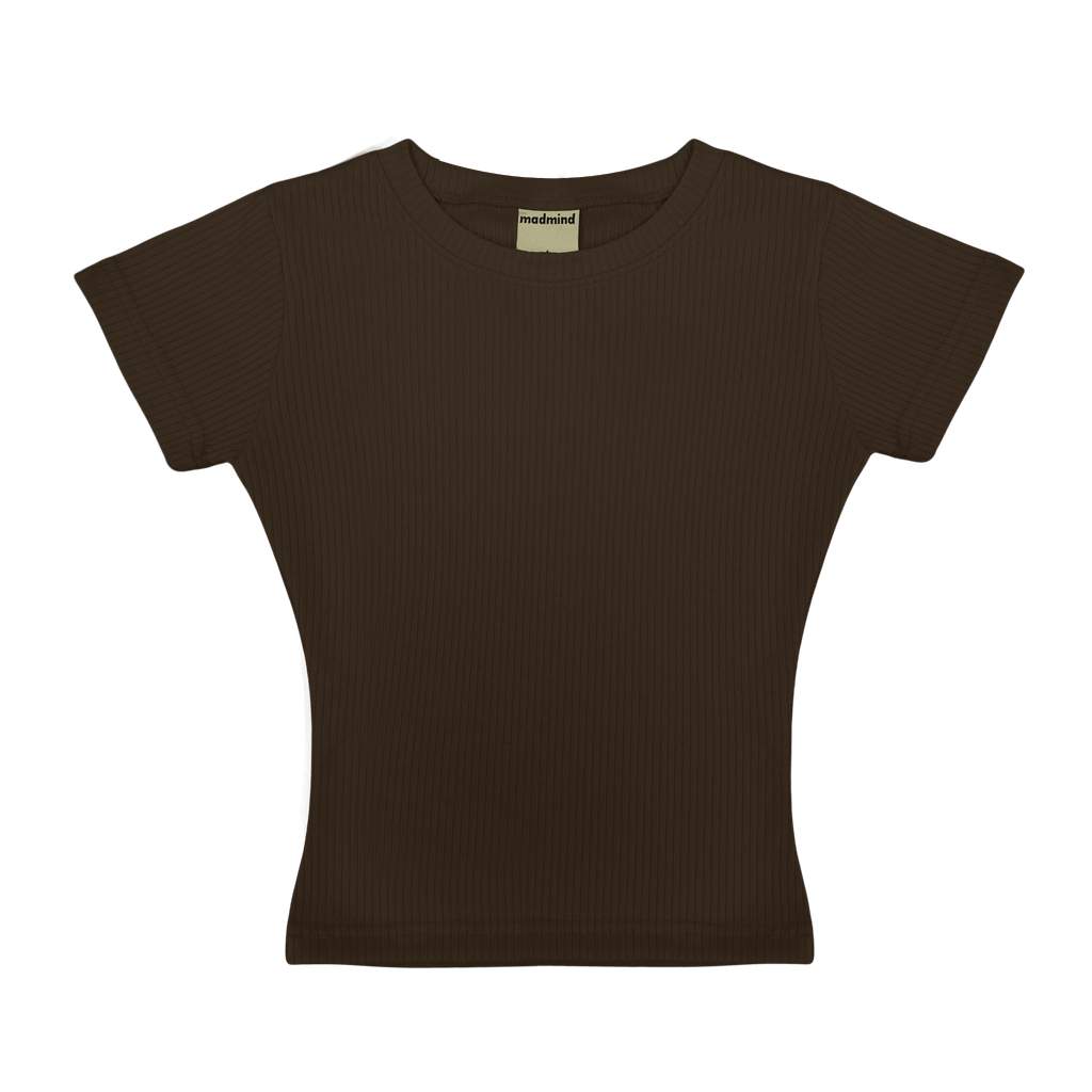  Áo Nữ Ôm Body HONEY MADMIND - Màu Nâu 