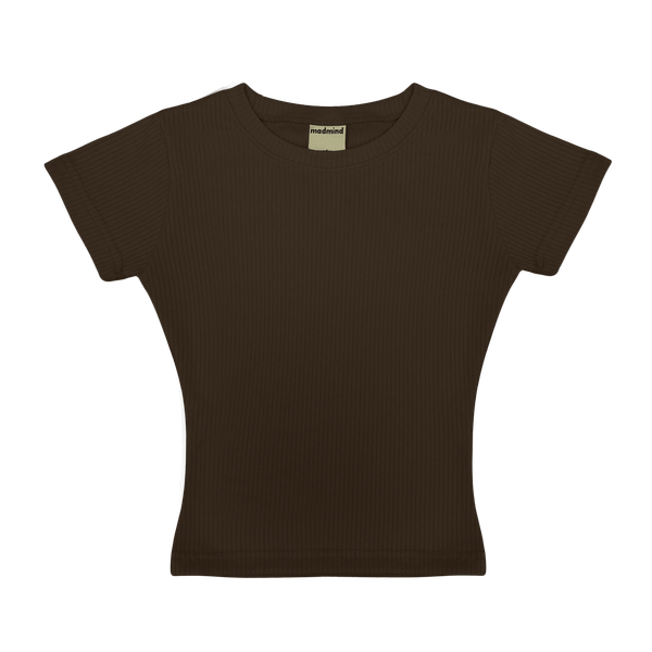  Áo Nữ Ôm Body HONEY MADMIND - Màu Nâu 