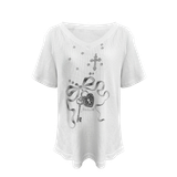  Áo Cổ Tim MADMIND A35 - Màu Trắng 