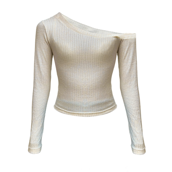  Áo Trễ Vai MADMIND D7 - Màu Be 