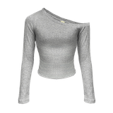  Áo Trễ Vai MADMIND D7 - Màu Xám 