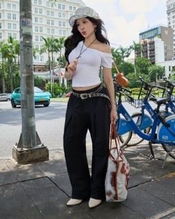  [ TẶNG KÈM DÂY NỊT ] Quần Dù Dài Ống Rộng ECHO MADMIND - Màu Đen 