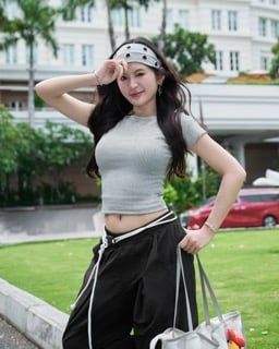  Áo Nữ Ôm Body HONEY MADMIND - Màu Xám 