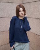  Áo Len Dài Tay Cổ Tròn MADMIND D11 - Màu Xanh 