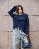  Áo Len Dài Tay Cổ Tròn MADMIND D11 - Màu Xanh 