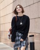  Áo Len Dài Tay Cổ Tròn MADMIND D11 - Màu Đen 