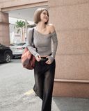  Quần Jeans Dài Ống Rộng MADMIND Q1 - Màu Đen 