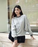  Áo Sweater Ngôi Sao MADMIND D8 - Màu Xám 