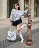  Áo Sweater Ngôi Sao MADMIND D8 - Màu Xám 