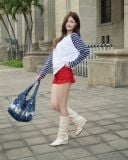  Áo Nỉ Raglan Tay Dài Hoạ Tiết Ngôi Sao MADMIND D14 - Màu Sọc Xanh 