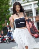  [ MẶC 2 KIỂU ] Chân Váy Nữ Thiết Kế DOUBLE CATCHY MADMIND  - Màu Trắng 