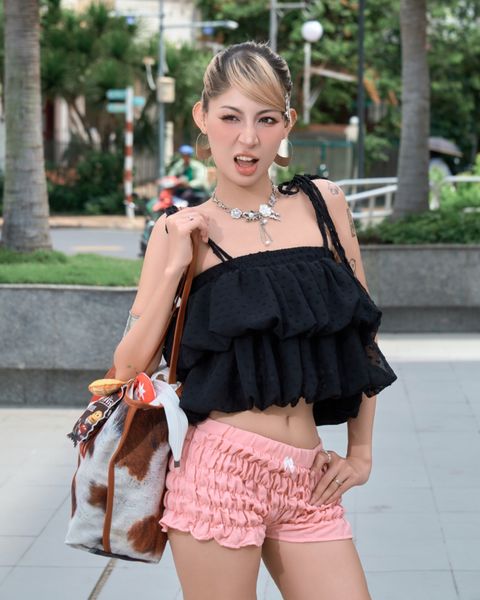  [ MẶC 8 KIỂU ] Chân Váy Ngắn Dáng Bí GRINDE MADMIND - Màu Đen 