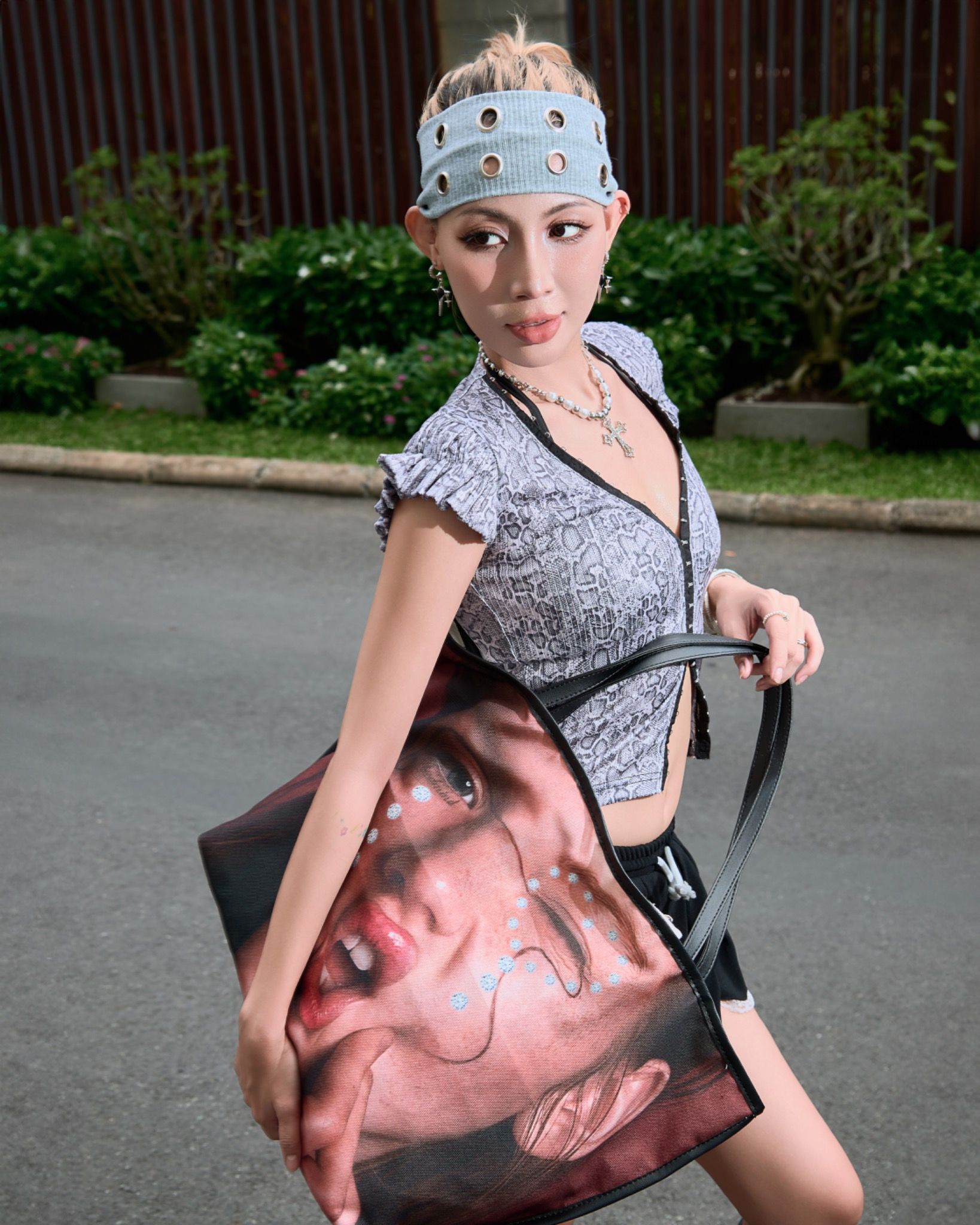  Áo Nữ Ôm Body COOKIE MADMIND - Màu Fullprint 