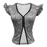  Áo Nữ Ôm Body COOKIE MADMIND - Màu Fullprint 