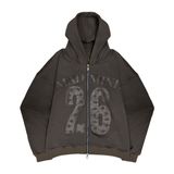  Áo Khoác Hoodie Zip MADMIND K1 - Màu Nâu 