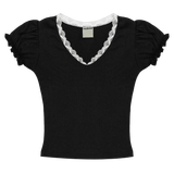  Áo Nữ Ôm Body PIE MADMIND - Màu Đen 