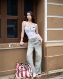  Áo 2 Dây Hoạ Tiết Ngôi Sao A39 MADMIND - Màu Trắng 