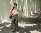  [ TẶNG QUẦN BẢO HỘ ] Chân Váy Nữ Dáng Bí GUMMY MADMIND - Màu Hồng 