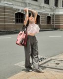  [ TẶNG QUẦN BẢO HỘ ] Chân Váy Nữ Dáng Bí GUMMY MADMIND - Màu Hồng 