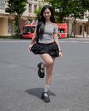  Chân Váy Nữ Ngắn MIRA MADMIND - Màu Đen 