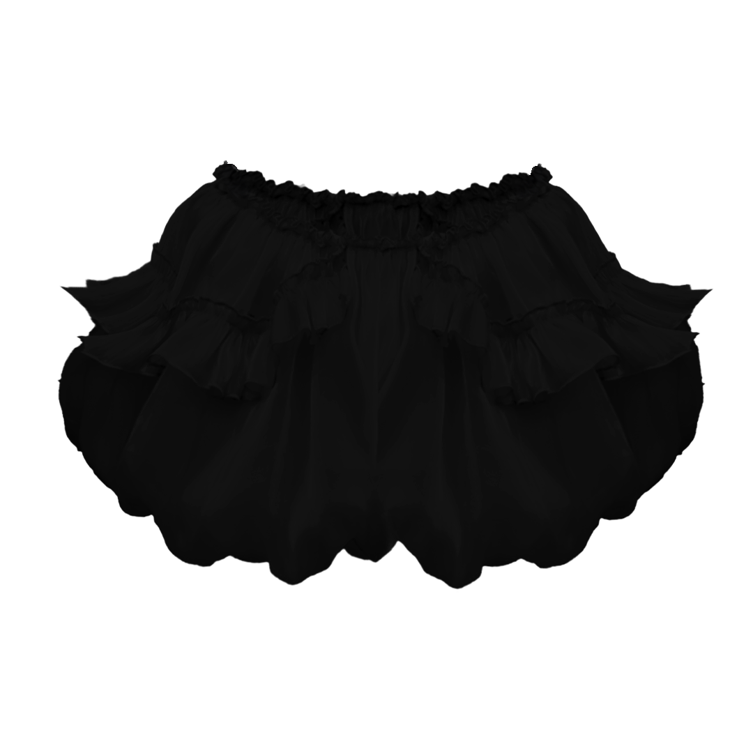  [ TẶNG QUẦN BẢO HỘ ] Chân Váy Nữ Dáng Bí GUMMY MADMIND - Màu Đen 