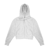  Áo Khoác Hoodie Zip POPPY - Màu Xám 