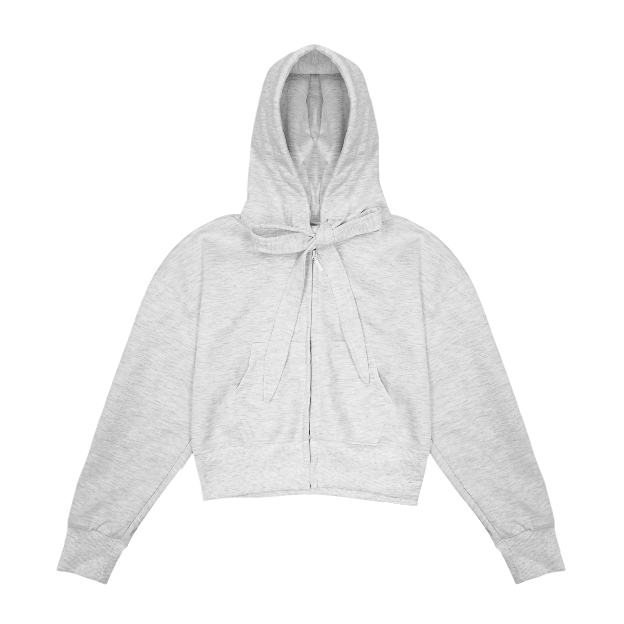  Áo Khoác Hoodie Zip POPPY - Màu Xám 