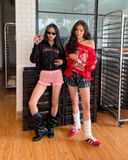  Quần Ngắn Nhún Thun Phối Nơ Hearty Short MADMIND - Màu Hồng 