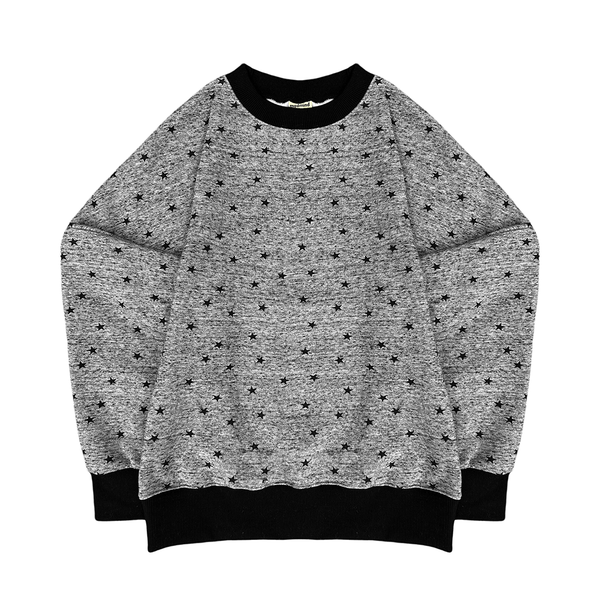  Áo Sweater Ngôi Sao Form Croptop MADMIND D8 - Màu Xám Đậm 