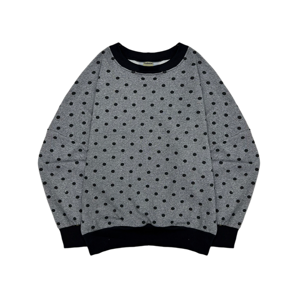  Áo Nỉ Sweater Chấm Bi MADMIND D8 - Màu Chấm Bi Chân Cua 