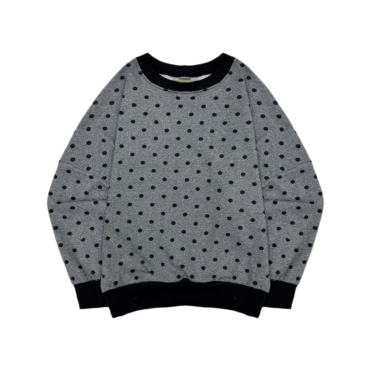  Áo Nỉ Sweater Chấm Bi MADMIND D8 - Màu Chấm Bi Chân Cua 