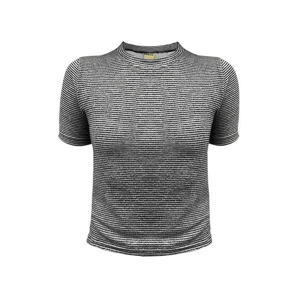  Áo Suông Tay Ngắn MADMIND A36 - Màu Xám Sọc 