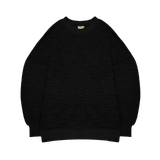  Áo Sweater Trơn MADMIND D8 - Màu Đen Muối TIêu 