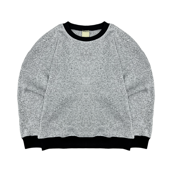  Áo Sweater Trơn MADMIND D13 - Màu Xám Trắng 