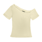  Áo Nữ Trễ Vai TOFU MADMIND - Màu Be 