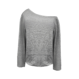  Áo Rộng, Tay Dài Trễ Vai MADMIND D9 - Màu Xám 